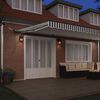 vidaXL Automatic Retractable Awning with LEDs Anthracite&White 600x300 cm