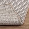 vidaXL Area Rugs HUARTE Cream and Taupe 230 x 160 cm Polyester