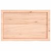 vidaXL Bathroom Countertop 80x50x(2-6) cm Untreated Solid Wood