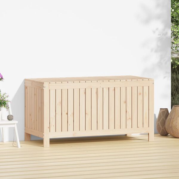 vidaXL Garden Storage Box 121x55x64 cm Solid Wood Pine