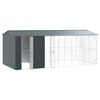 vidaXL Bird Cage Anthracite 645 x 310 x 247 cm Galvanised Steel