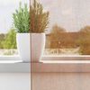 vidaXL Voile Curtains with Grommets 2 pcs Terracotta