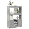 vidaXL Highboard&nbsp;Concrete Grey 92x33x140 cm Engineered Wood