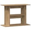 vidaXL Aquarium Stand Artisan Oak 80x35x60 cm Engineered Wood