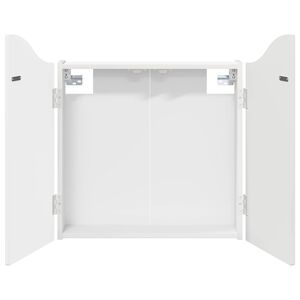 vidaXL Dartboard Cabinet High Gloss White 56 x 12 x 63 cm