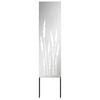 vidaXL Garden Privacy Screen Silver 32 x 140 cm Galvanised steel