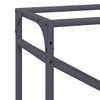 vidaXL Firewood Rack Anthracite 60x25x100 cm Cold-rolled steel