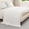 vidaXL Throw Blanket White 200 x 150 cm Fleece