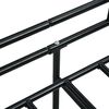 vidaXL Daybed Frame without Mattress Black Metal 90x200cm