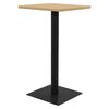 vidaXL Bistro Table Oak Colour 70x70x107 cm