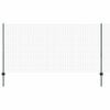 vidaXL Fence with Post Green 1.2 x 10 m Steel and PVC