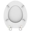 SCH&Uuml;TTE Toilet Seat WHITE Wood Core