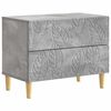 vidaXL Bedside Table Concrete Grey 62 x 34.5 x 48 cm Engineered Wood