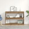 vidaXL Bookcase Artisan oak 100 x 30 x 72 cm Engineered Wood