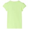 Kids' T-shirt Neon Yellow 140