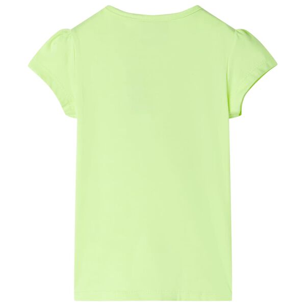 Kids' T-shirt Neon Yellow 140