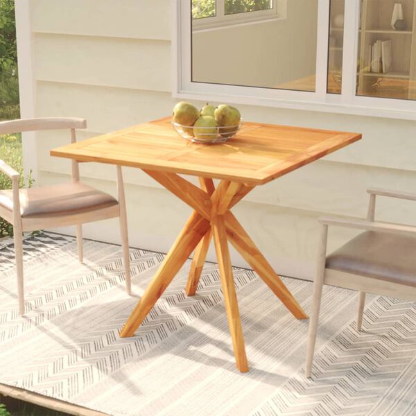 vidaXL Garden Table 85x85x75 cm Solid Wood Acacia