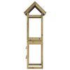 vidaXL Play Tower Brown 52.5 x 46.5 x 195 cm Solid Impregnated Wood