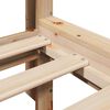 vidaXL Bed Frame without Mattress 140x190 cm Solid Wood Pine