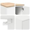 vidaXL Garage Cabinets 2 pcs White Engineered Wood