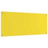 vidaXL Kitchen Backsplash Yellow 120 x 50 cm Tempered Glass
