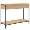 vidaXL Console Table Sonoma Oak 100x34.5x75 cm Engineered Wood