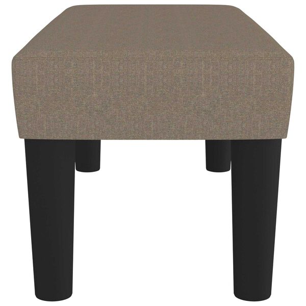 vidaXL Bench Taupe 70 x 30 x 30 cm Fabric