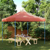vidaXL Party Tent Folding Terracotta 292 x 292 x 315 cm Oxford Fabric