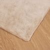 vidaXL Faux Rabbit Fur Rug Olite Taupe 240 x 240 cm Polyester