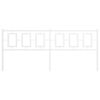 vidaXL Metal Headboard White 193 cm