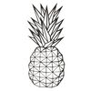 Homemania Wall Decoration Pineapple 22x55 cm Steel Black