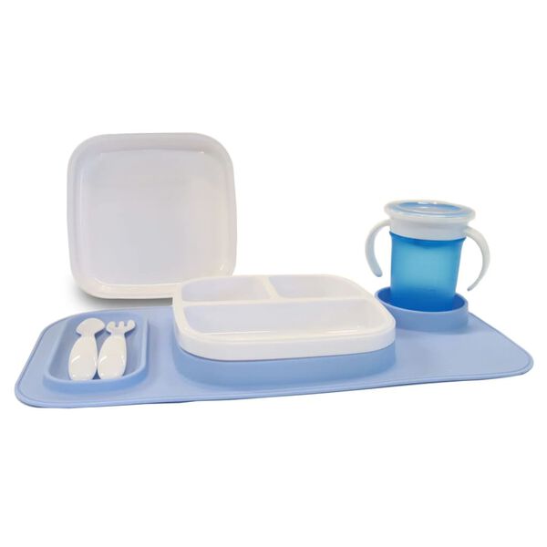 DERYAN Kids Placemat Quuby Silicone Sky Blue