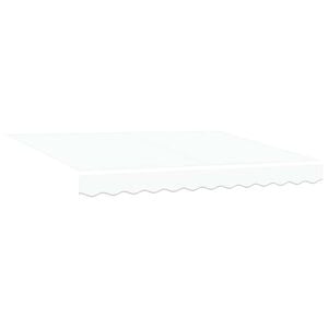 vidaXL Awning Canopy Replacement for 3x2.5 m White Polyester