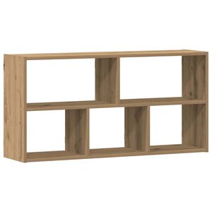 vidaXL Wall Shelf Artisian Oak 100x25x50 cm Engineered Wood