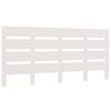 vidaXL Headboard White 140x3x80 cm Solid Wood Pine