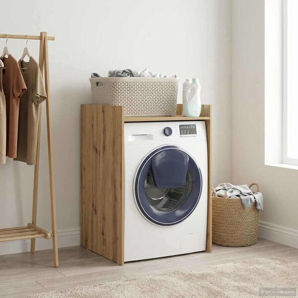 vidaXL Wash Machine Cabinet Artisian Oak 67.5 x 62 x 97 cm