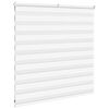 vidaXL Zebra Blind White 140x100 cm Fabric Width 135.9 cm Polyester