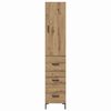 vidaXL Highboard Artisan Oak 69.5 x 34 x 180 cm Engineered Wood