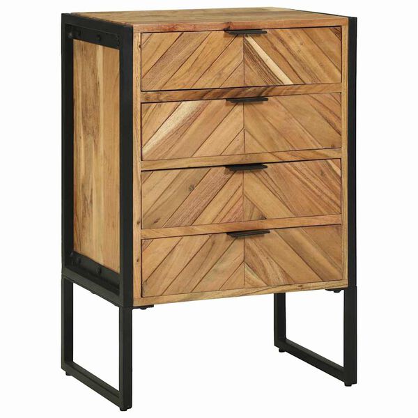 vidaXL Sideboard 50 x 35 x 75 cm Solid Acacia wood
