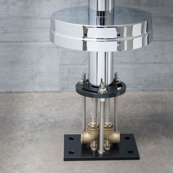 SCH&Uuml;TTE Bath Shower Mixer Tap with Shower Set CORNWALL Chrome