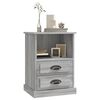 vidaXL Bedside Cabinets 2 pcs Grey Sonoma 43x36x60 cm
