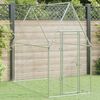 vidaXL Chicken Cage Silver 200x100x190 cm Galvanised Steel