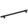 vidaXL Cabinet Handles 5 pcs Black 224 mm Stainless Steel