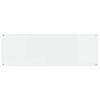 vidaXL Kitchen Backsplash Transparent 120 x 40 cm Tempered Glass