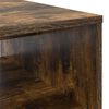 vidaXL Coffee Table Smoked Oak 80 x 50 x 40 cm Engineered Wood