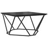 vidaXL Coffee Table Black Oak 80 x 80 x 45 cm