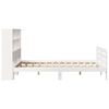 vidaXL Bed Frame without Mattress White 140x200 cm Solid Wood Pine