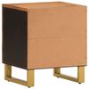 vidaXL Bedside Cabinet Brown and Black Solid Wood Mango