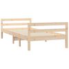 vidaXL Bed Frame without Mattress 90x200 cm Solid Wood Pine