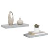 vidaXL Floating Wall Shelves 2 pcs Concrete Grey 50x23x3.8 cm MDF